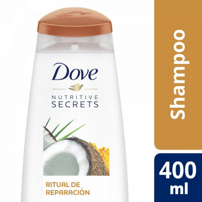 Dove shampoo ritual reparación x 400 ml.