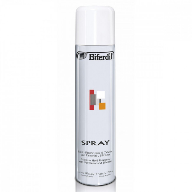 Biferdil rocio fijador spray x 400 ml.