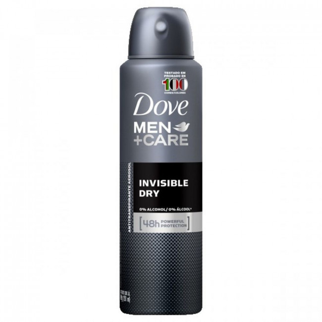 Dove desodorante de hombre aerosol invidible dry x 150 ml.
