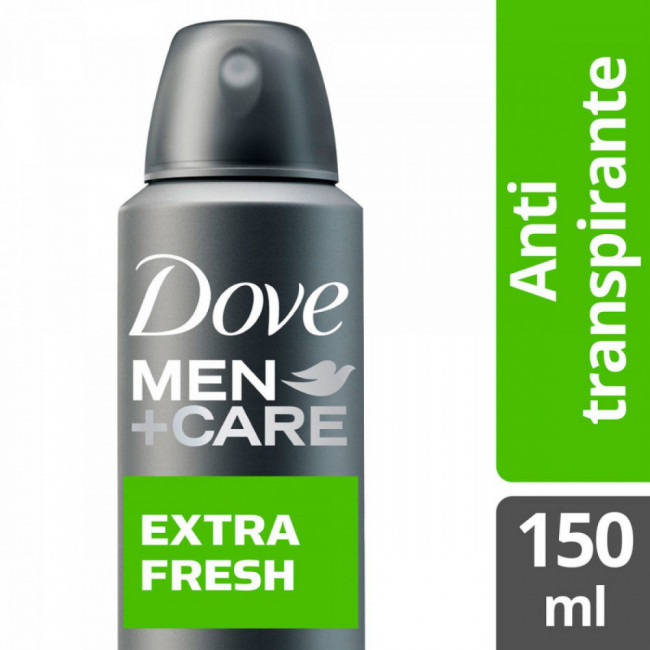 Dove desodorante de hombre aerosol extra fresh x 89 grs.