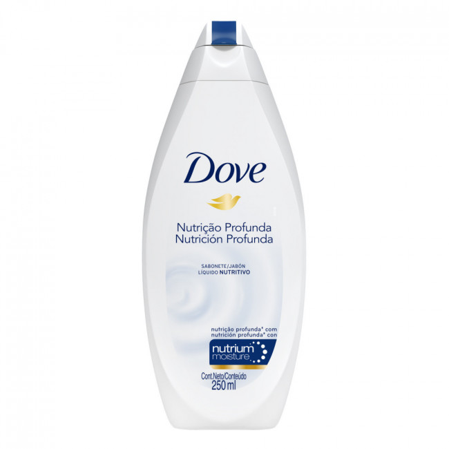 Dove jabón líquido nutrición profunda x 250 ml.