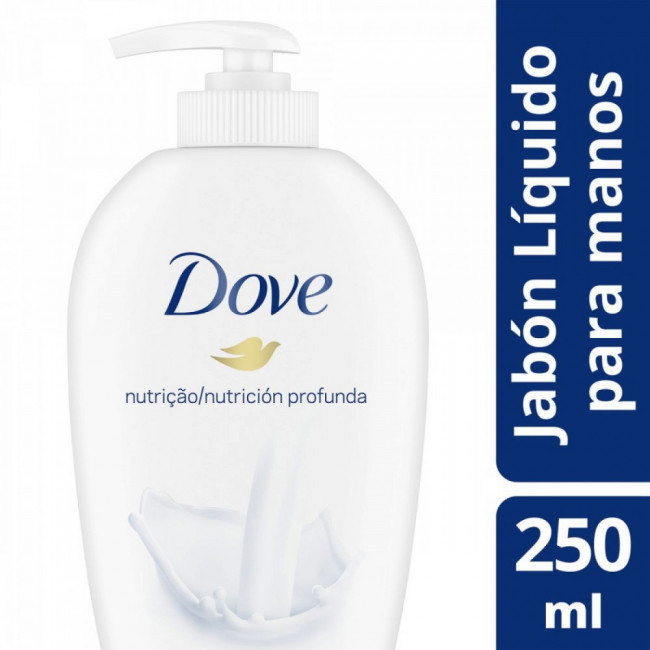 Dove jabón beauty crema wash x 250 grs.