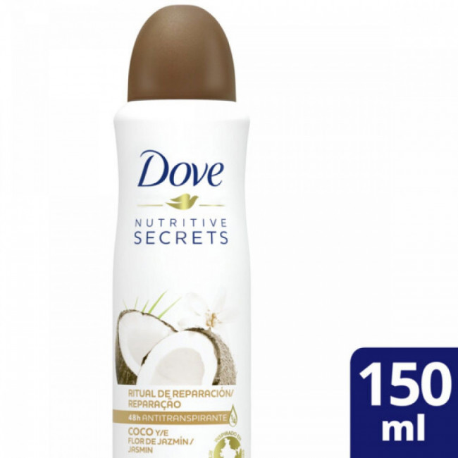 Dove desodorante mujer aerosol coco x 150 ml.