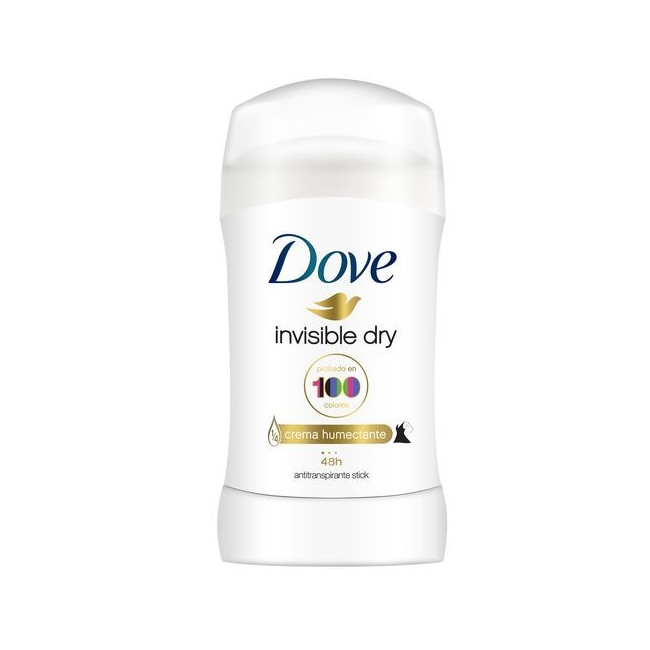 Dove desodorante en barra invisible dry x 50 grs.