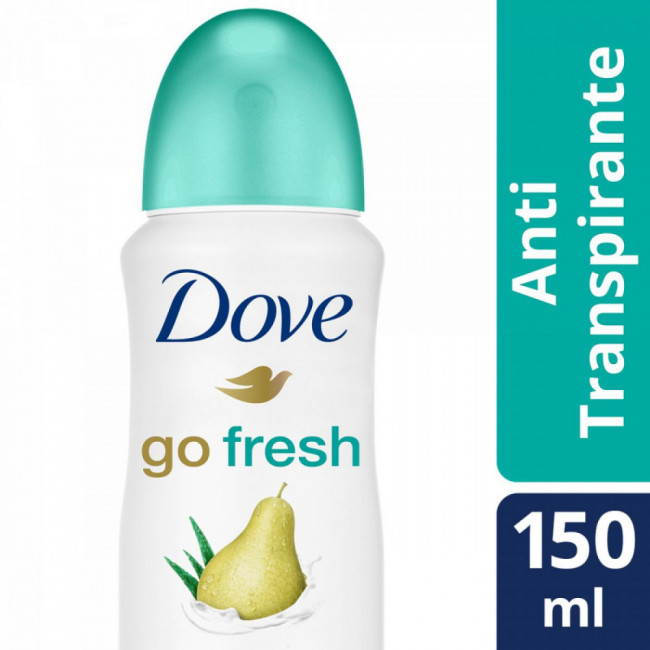 Dove desodorante aerosol mujer go fresh pera x 150 ml.