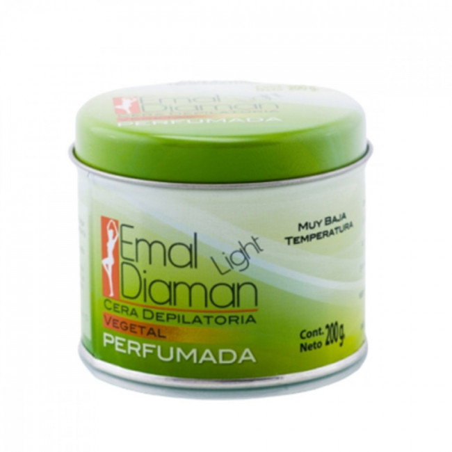 Emal diaman cera depilatoria lata vegetal x 200 grs.