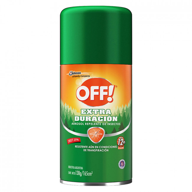 Off repelente extra duración aerosol x 165 grs.