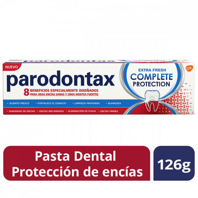 Parodontax pasta dental complete protección x 126 grs.