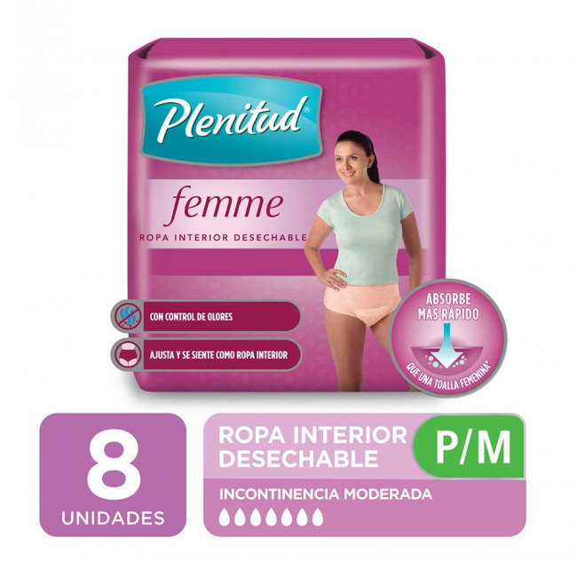 PLENITUD ROPA FEMME P/M   X 8