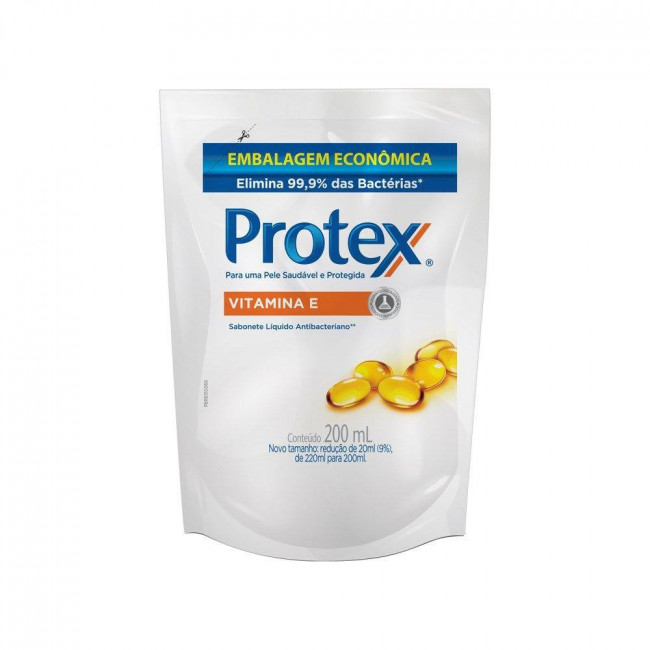 Protex jabón líquido vitamina e repuesto x 200 ml.
