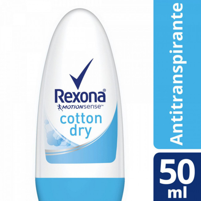 Rexona desodorante rollon cotton x 50ml.