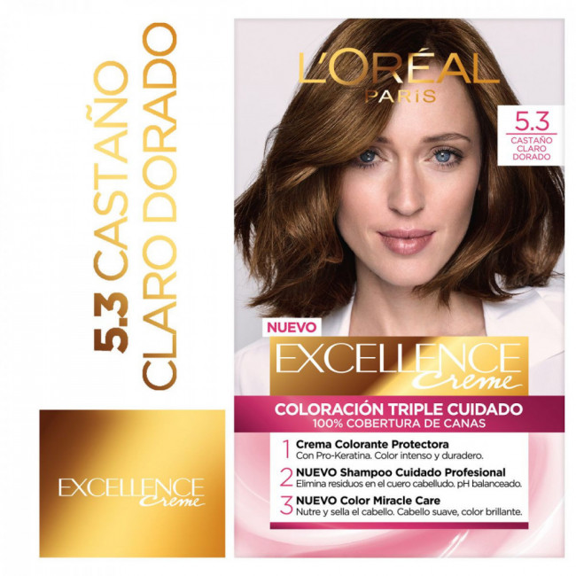 Excellence colágeno coloración para el cabello n 5.3