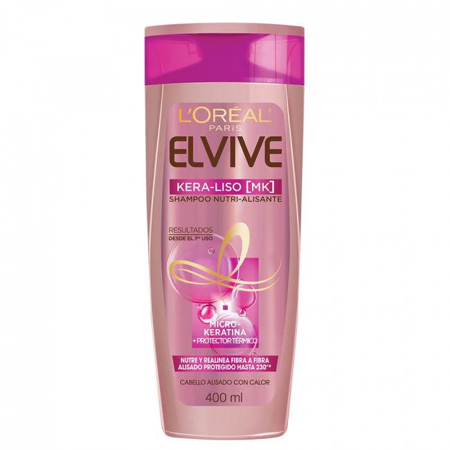 Elvive shampoo keraliso 230 x 400 ml.
