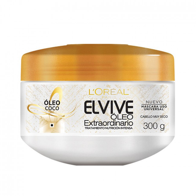 Elvive crema tratamiento oleo profundo x 300 ml.