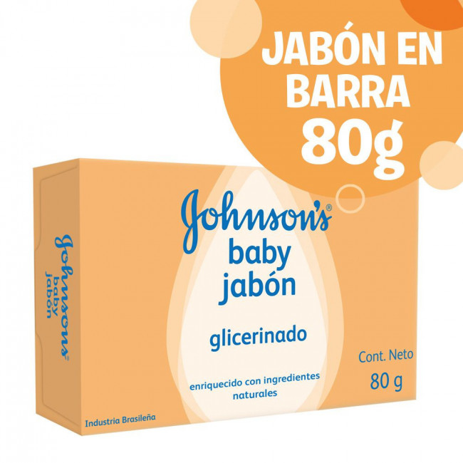 Johnson baby jabón glicerina x 80 grs.