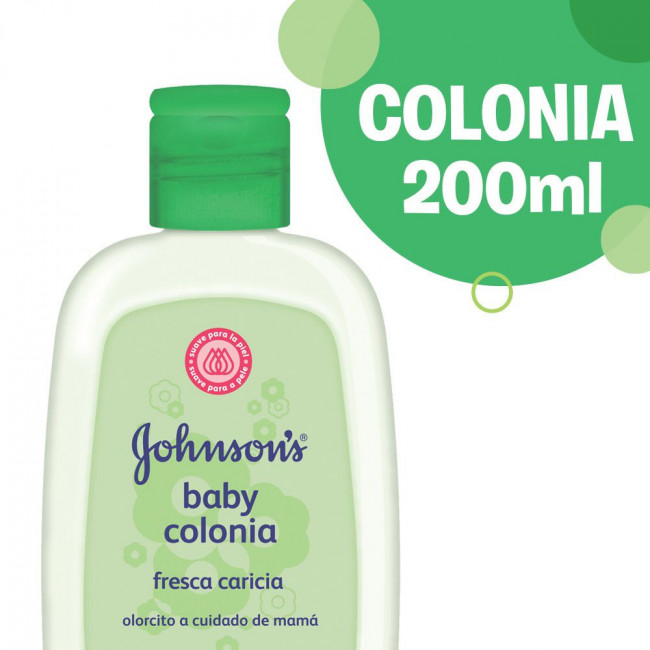 Johnson baby colonia fresca caricia, notas refrescantes x 100 ml.