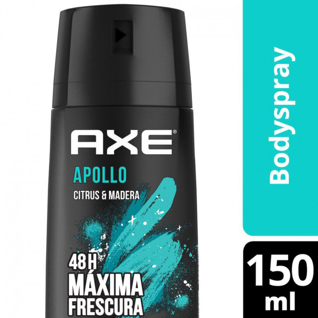 Axe apollo desodorante aerosol hombre x 96 grs. 