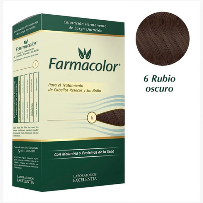 Farmacolor kit 6 rubio oscuro