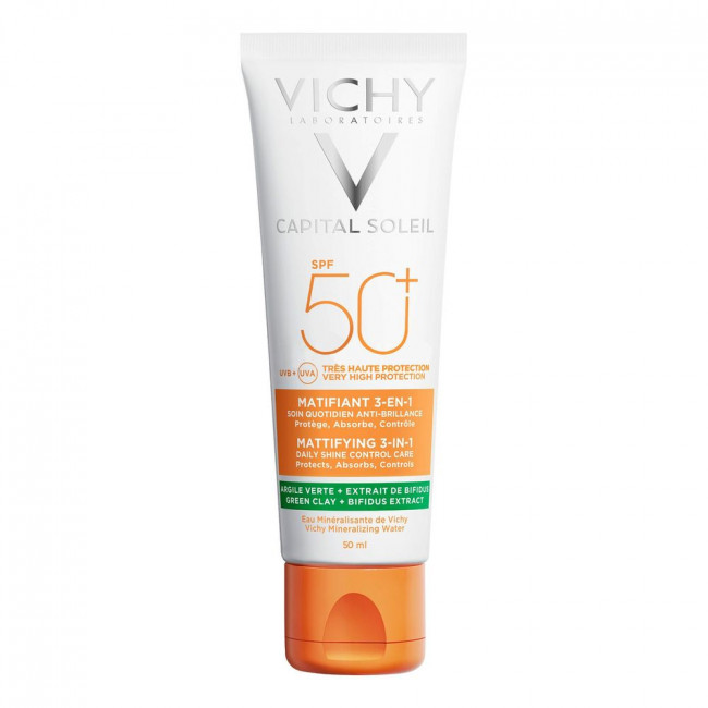 Vichy capital soleil protector solar matificante 3 en 1 x 50 ml.