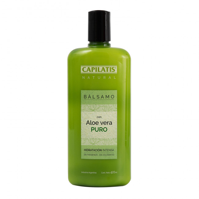 Capilatis orgánica aloe vera bálsamo acondicionador x 420 ml.