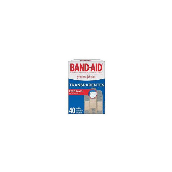 Band aid curitas transparentes x 40unidades 