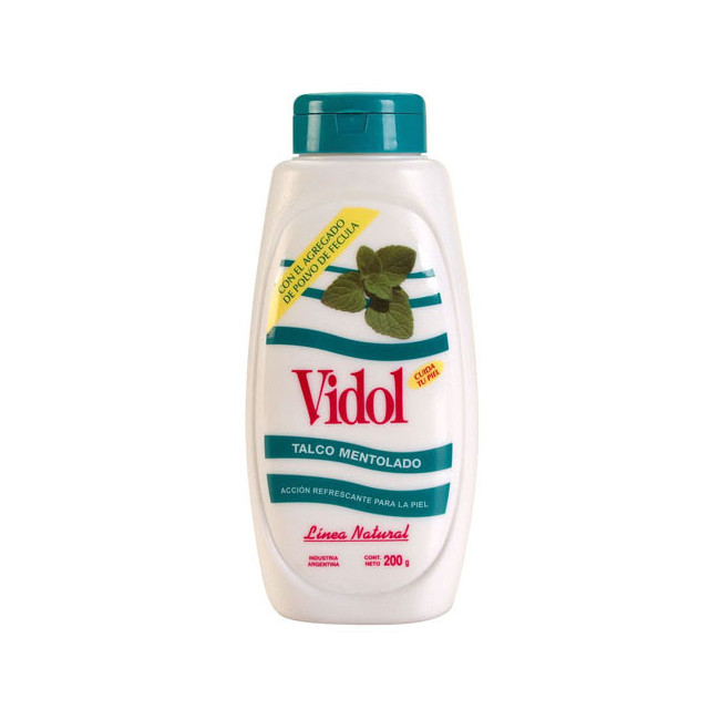 Vidol talquera mentolado x 200 ml.