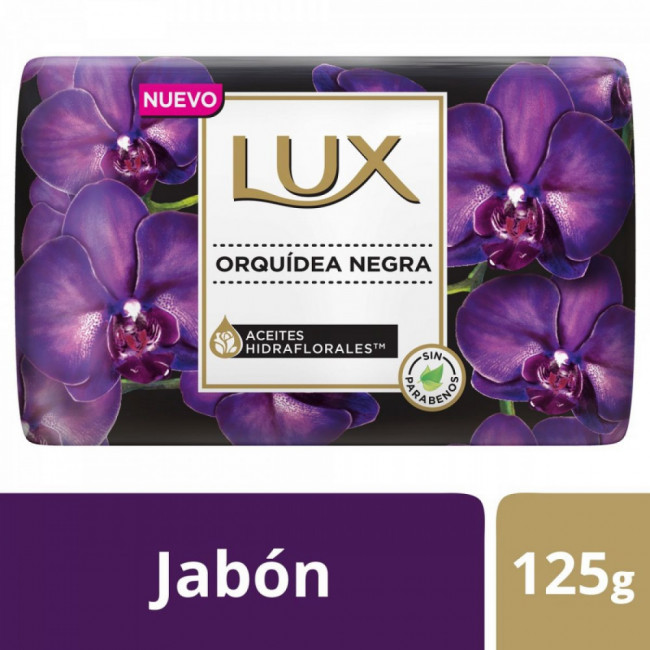LUX JAB ORQUIDEA NEGR  X125GR
