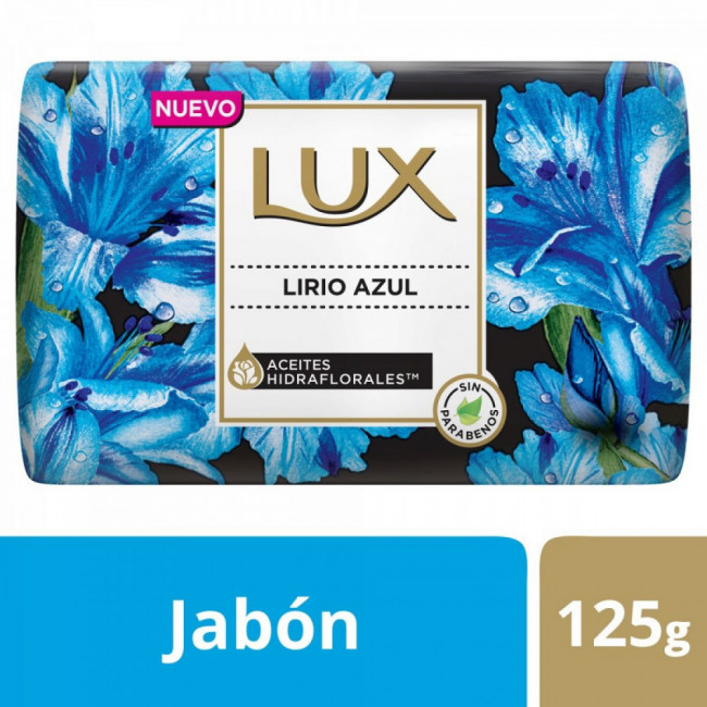 Lux jabón lirio azul x 125 grs.