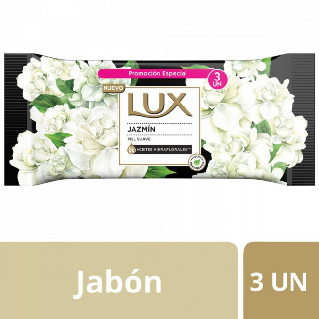 Lux jabon jazmin 3x 125gr.