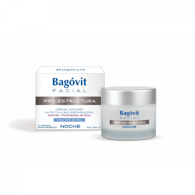 Bagovit facial pro estructura crema antiage de noche x 55 ml.