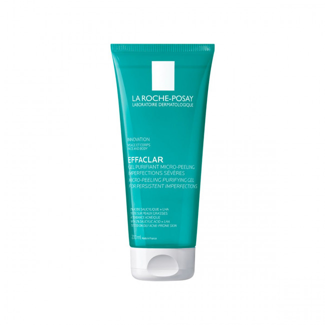 Effaclar gel microexfoliante de limpieza profunda facial para pieles mixtas a grasas con...