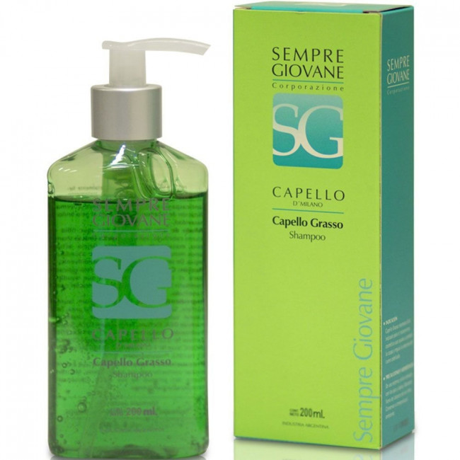 Sempre giovane capello shampoo cabello graso x 200 ml.