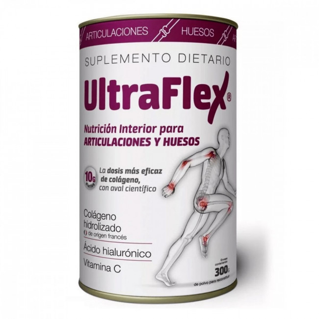 Ultraflex suplemento dietario articulaciones y huesos lata x 300 grs .