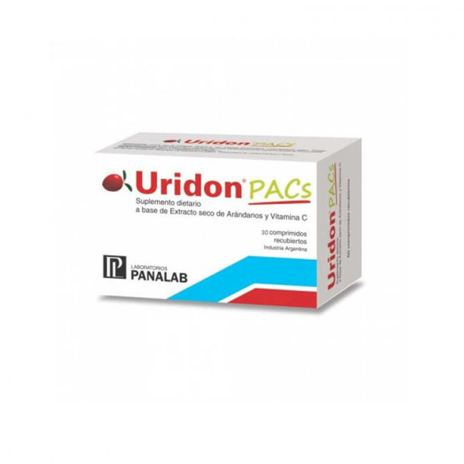 Uridon pacs suplemento para prevención de las infecciones urinarias bajas,  con extracto de...