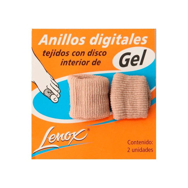 Lenox anillo digital gel tejido medio x 2 unidades.