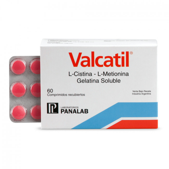 Valcatil suplemento dietario para cabello, uñas y peil x 60 com.