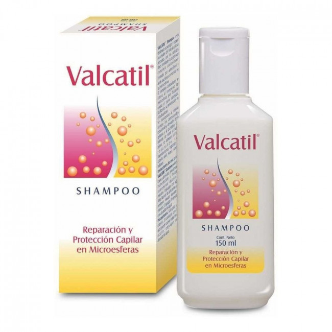 Valcatil shampoo reparador y protector capilar, nutre el bulbo piloso x 150 ml.