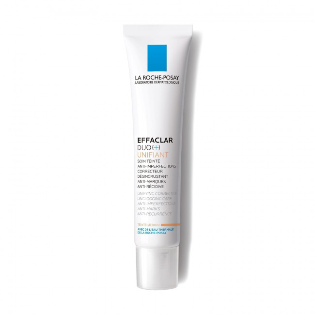 La roche posay effacalar duo unifiant medio, anti-imperfecciones, anti-marcas y anti-brillo, con...