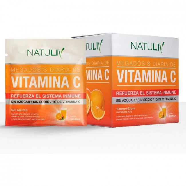Natuliv vitamina c x 15 sobres