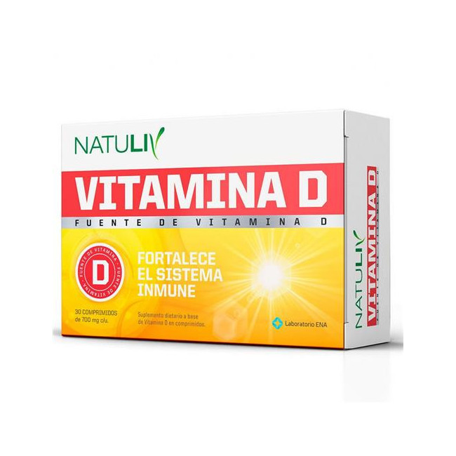 Natuliv vitamina d comprimidos x 30
