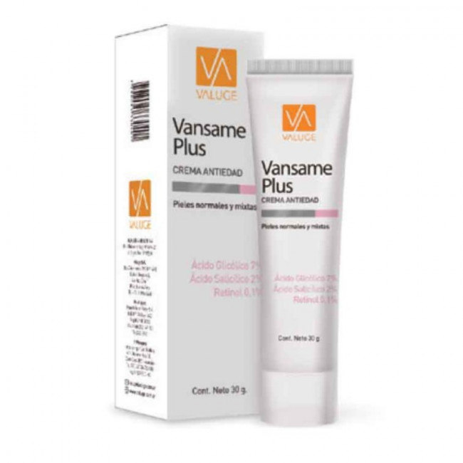 Valuge vansame plus crema x 30 grs.