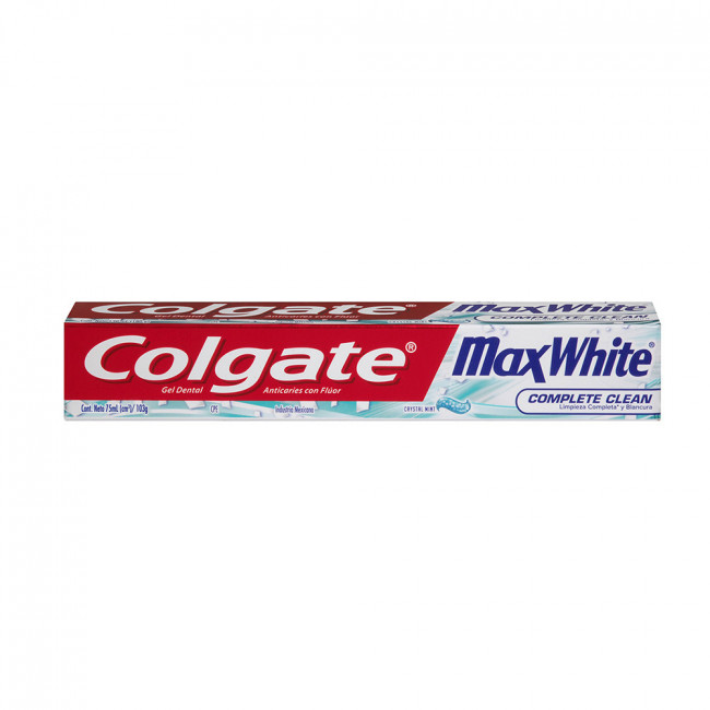Colgate pasta dental gel max white complete clean