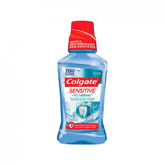 Colgate enjuague bucal sensitive pro alivio x 250 ml.