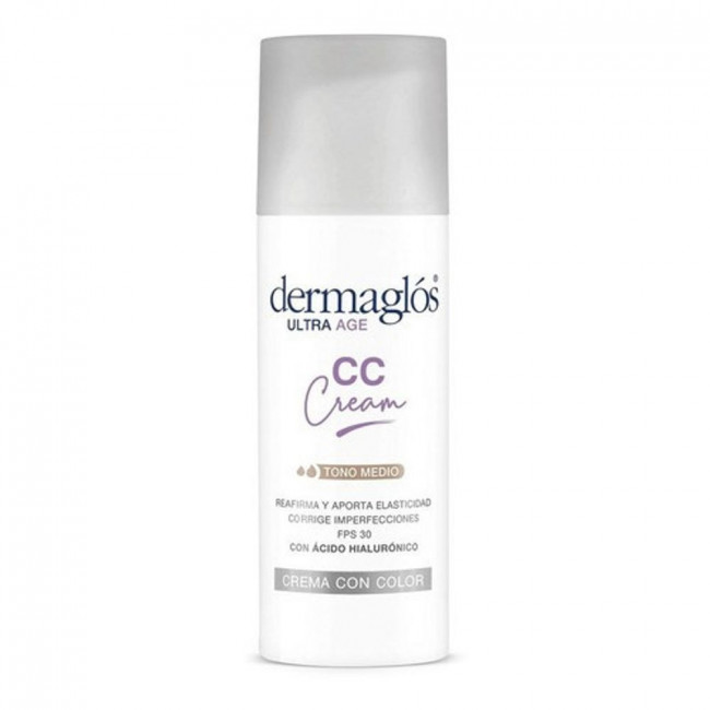 Dermaglos ultra age cc crema con color factor 30 tono medio x 50 grs.