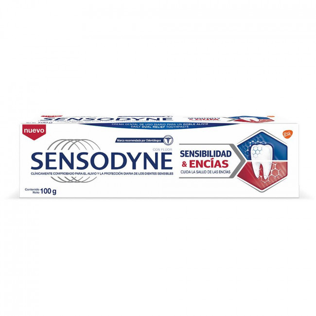 Sensodyne pasta dental encías sensible x 100 grs.