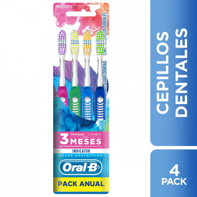 Oral b cepillo dental pro salud 35 ultra suave x 4 unidades.