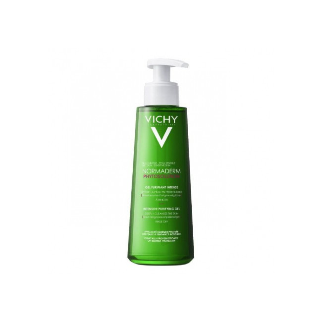 Vichy normaderm phyto gel de limpieza facial para pieles grasas x 400 ml.