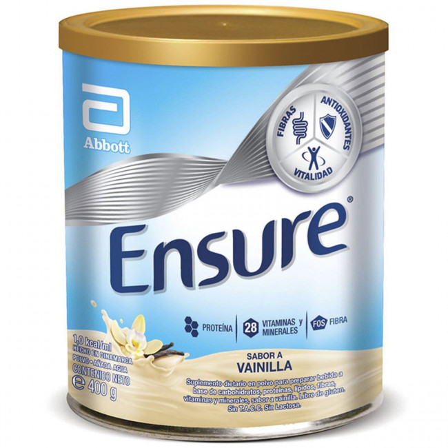 Ensure sabor vainilla polvo x 400 grs.