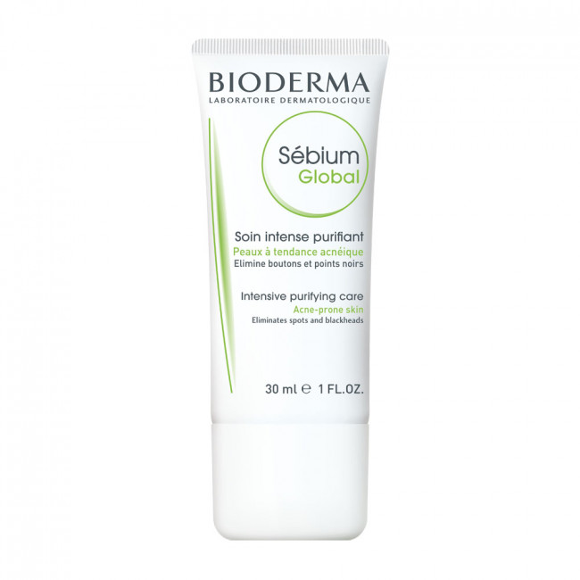 Bioderma sebium global gel crema para pieles con acné x 30 ml.