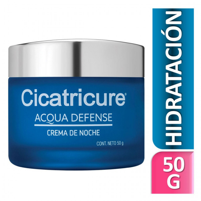 Cicatricure aqua defense noche crema hidratante facial x 50 grs.